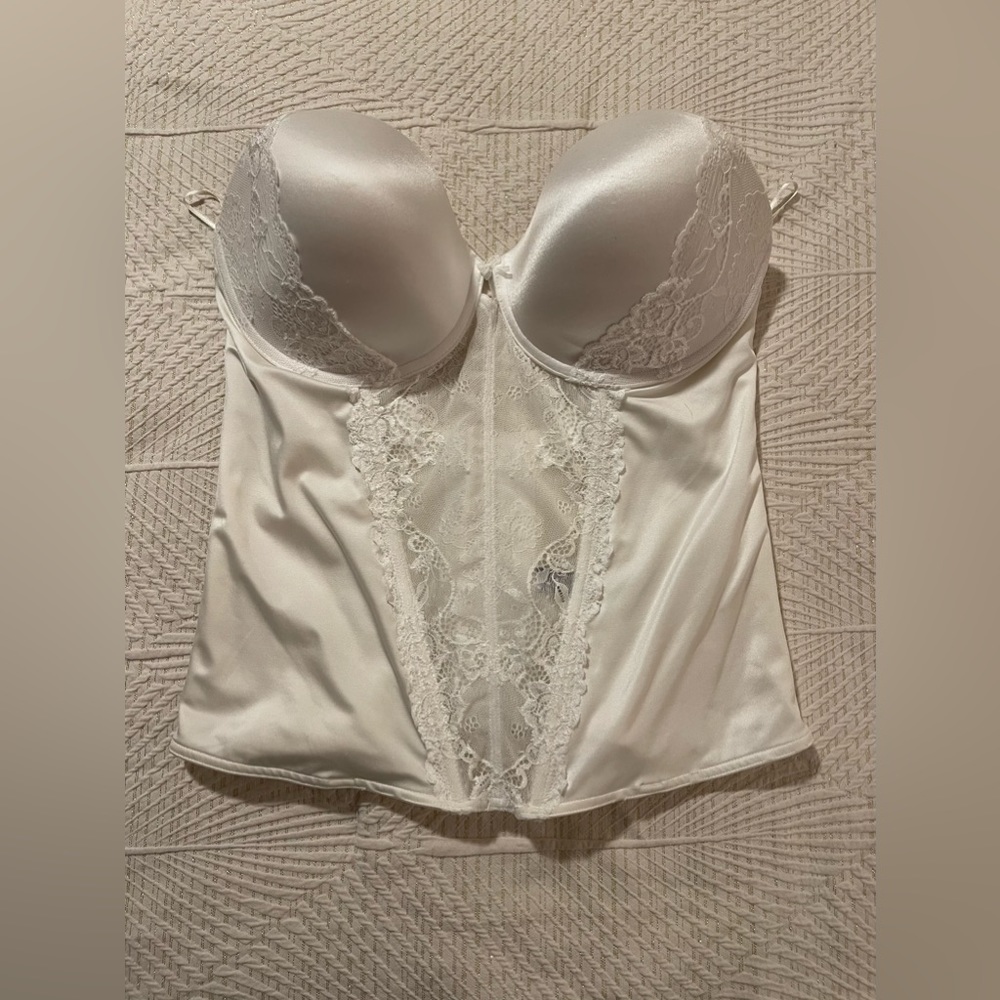Cassandra Intimates White Corset Bra - Size 38C